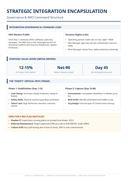 Governance and IMO command structure — document preview
