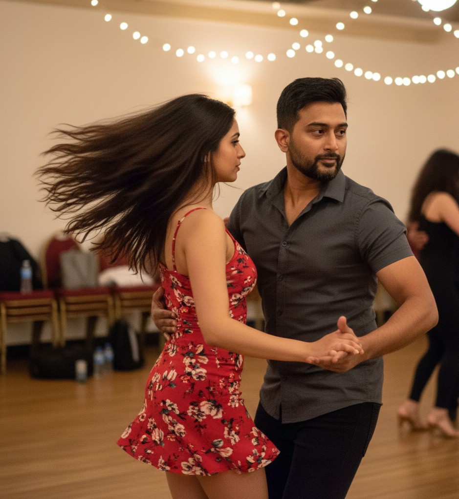 Salsa dancing